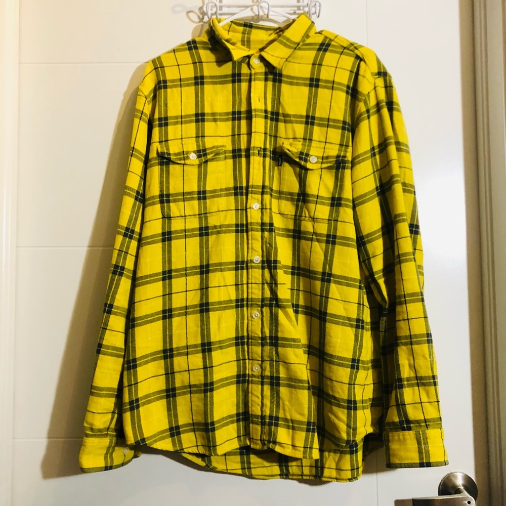 COPY - Yellow Supreme flannel XL
